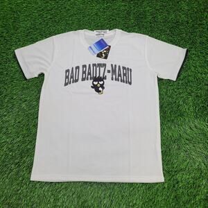 Badtz-Maru Penguin Cartoon Shirt Womens L/XL 21x27 Hello-Kitty